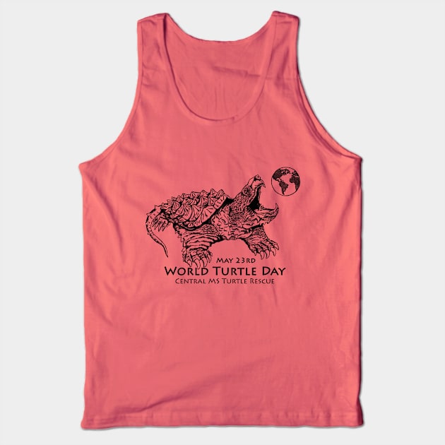 World Turtle Day - Snapping Turtle Tank Top by CMTR Store